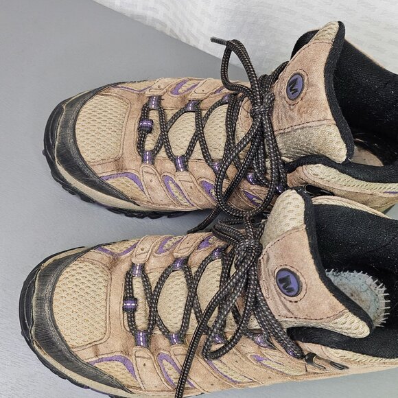 Merrell Women's Moab 2 Mid Waterproof Hiking Boots Size 7.5 - Picture 6 of 7